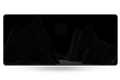 QwertyKey Flow Dark gamer asztali egérpad, vízálló, varrott szélek, 4 mm, csúszásmentes gumitalp