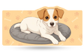 QwertyKey Dog Joy gamer asztali egérpad, vízálló, varrott szélek, 4 mm, csúszásmentes gumitalp
