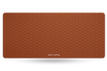 QwertyKey Orange Waves gamer asztali egérpad, vízálló, varrott szélek, 4 mm, csúszásmentes gumitalp