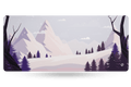 QwertyKey Winter Blast gamer asztali egérpad, vízálló, varrott szélek, 4 mm, csúszásmentes gumitalp