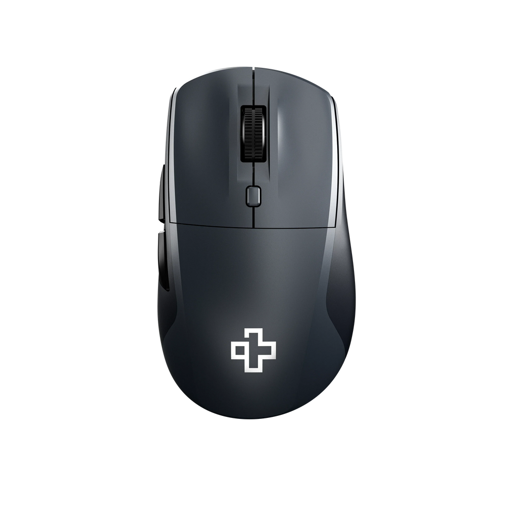 QwertyKey Flow Office vezeték nélküli Bluetooth RGB egér, fekete