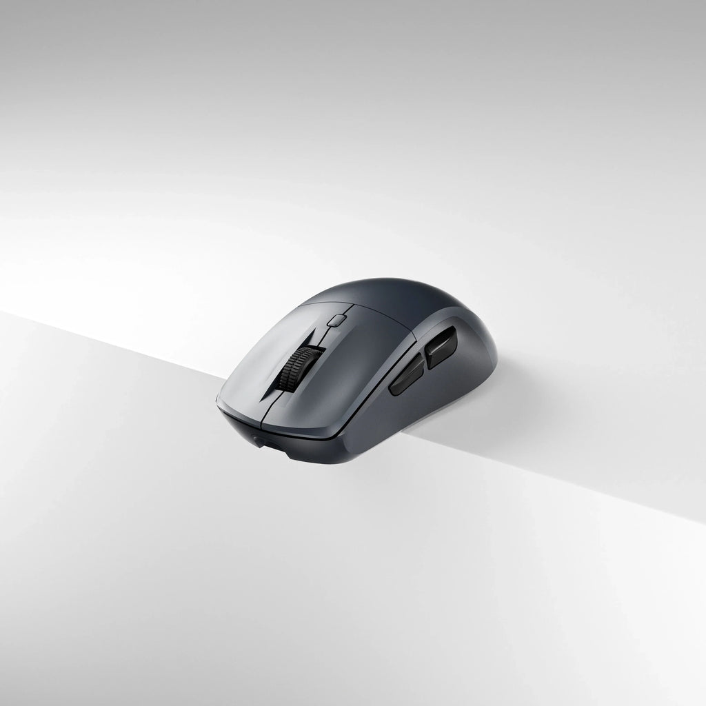 QwertyKey Flow Office vezeték nélküli Bluetooth RGB egér, fekete