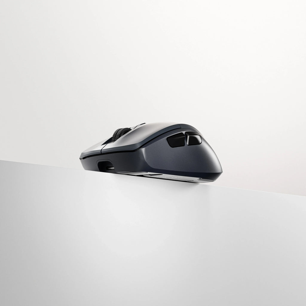 QwertyKey Flow Office vezeték nélküli Bluetooth RGB egér, fekete