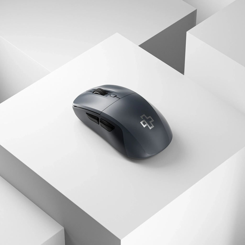 QwertyKey Flow Office vezeték nélküli Bluetooth RGB egér, fekete