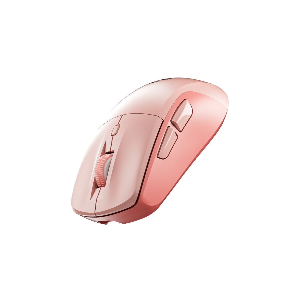 QwertyKey Flow Office vezeték nélküli Bluetooth RGB egér, rózsaszín