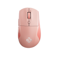 QwertyKey Flow Office vezeték nélküli Bluetooth RGB egér, rózsaszín