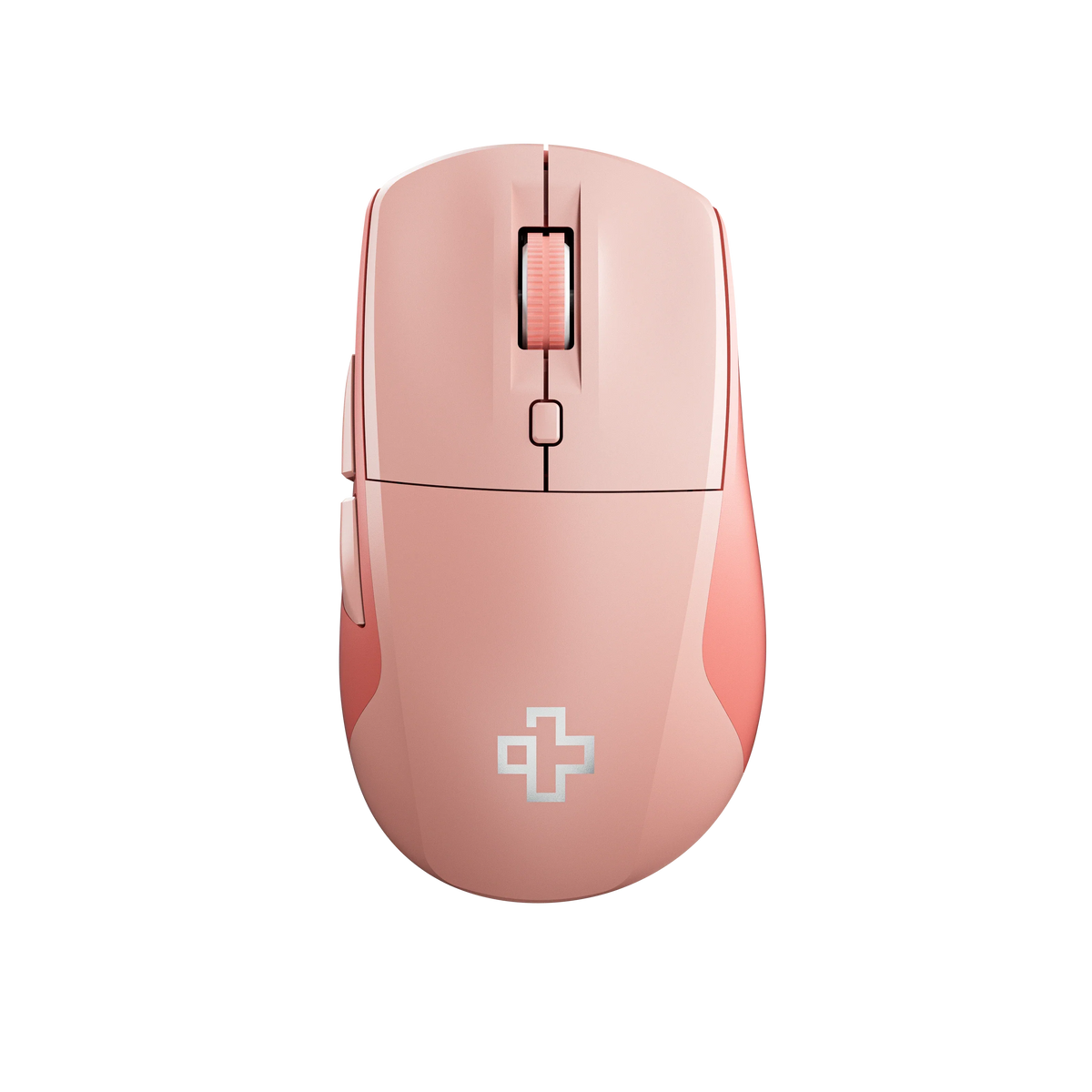 QwertyKey Flow Office vezeték nélküli Bluetooth RGB egér, rózsaszín