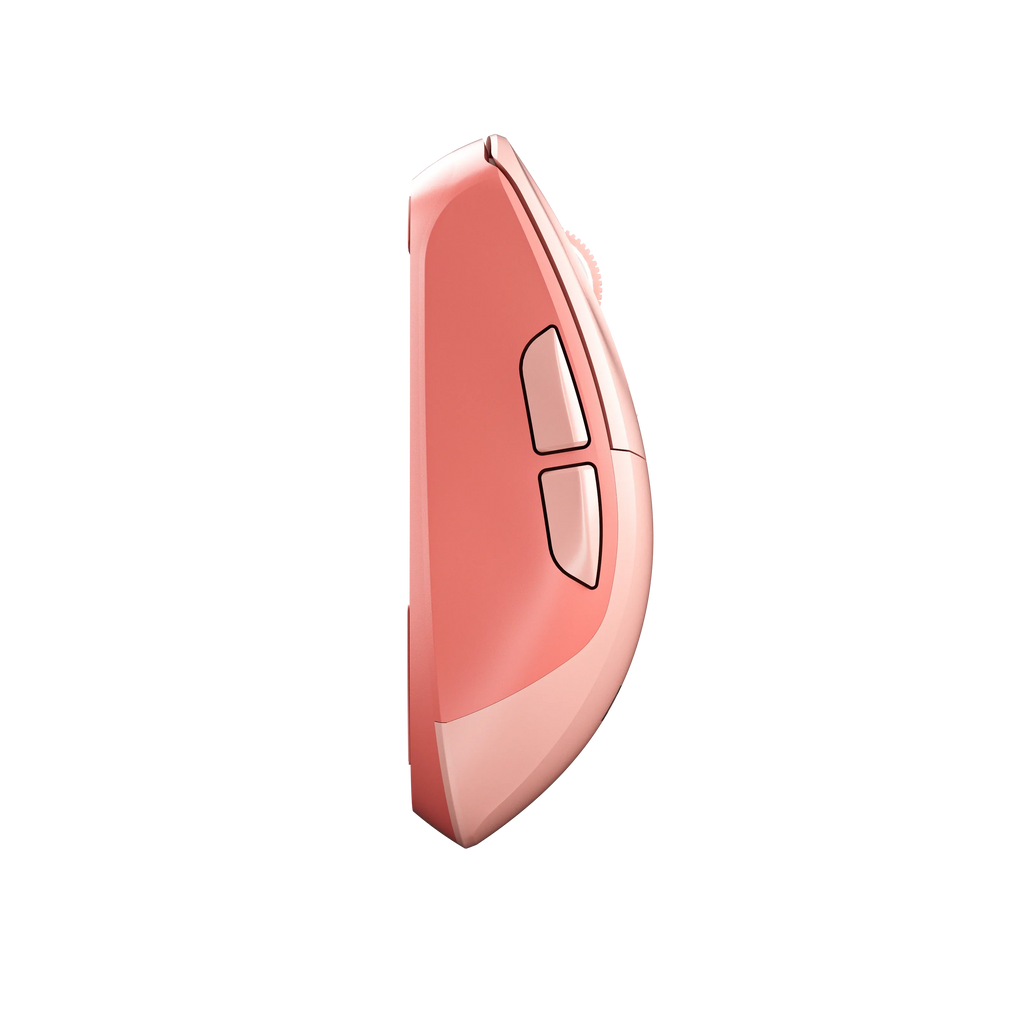 QwertyKey Flow Office vezeték nélküli Bluetooth RGB egér, rózsaszín