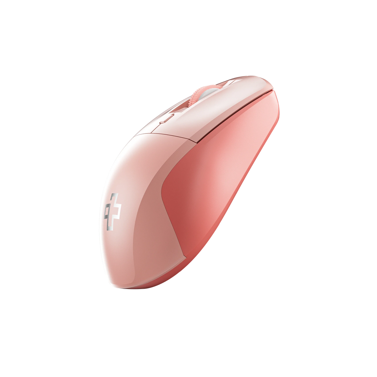 QwertyKey Flow Office vezeték nélküli Bluetooth RGB egér, rózsaszín