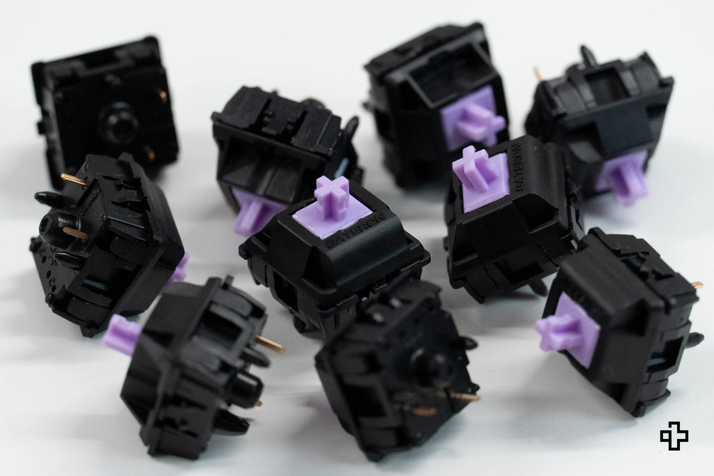 Gateron Oil King Purple – csendes taktilis mechanikus switch