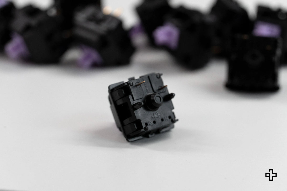 Gateron Oil King Purple – csendes taktilis mechanikus switch