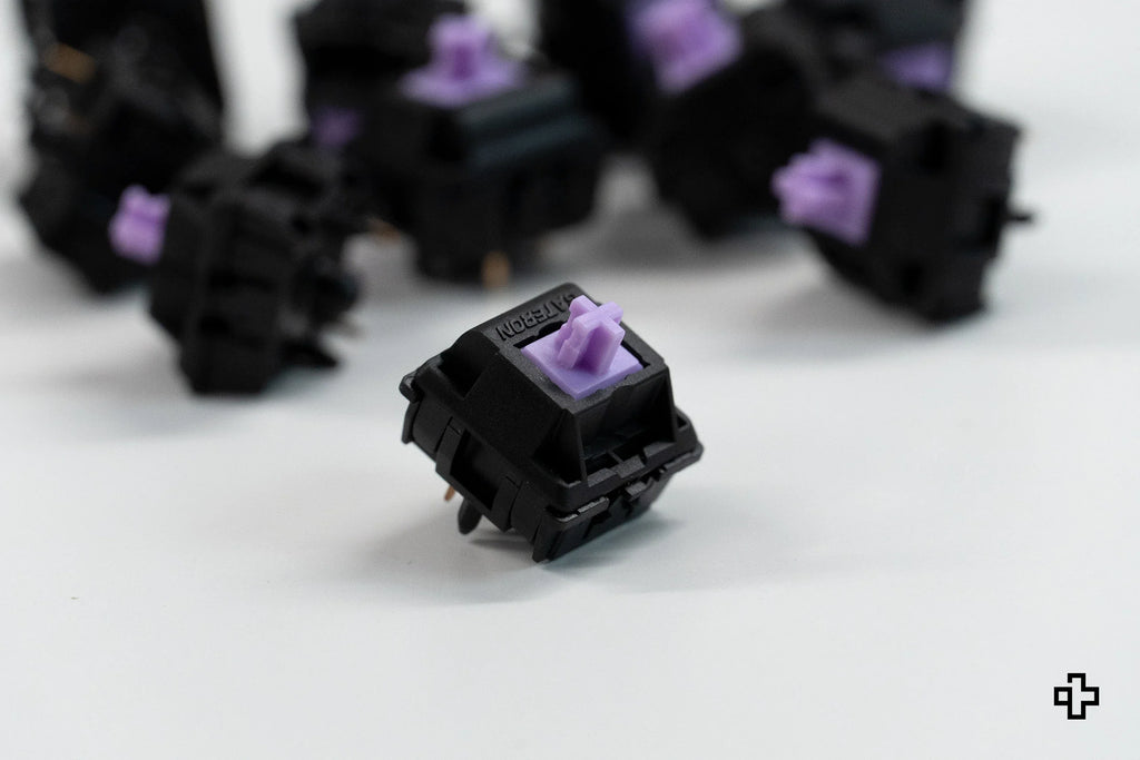 Gateron Oil King Purple – csendes taktilis mechanikus switch