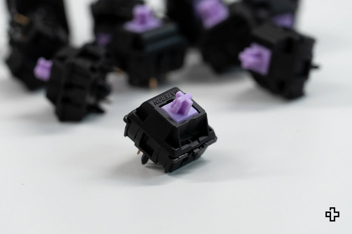 Gateron Oil King Purple – csendes taktilis mechanikus switch