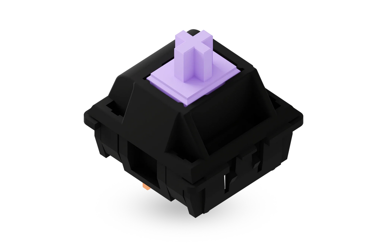 Gateron Oil King Purple – csendes taktilis mechanikus switch