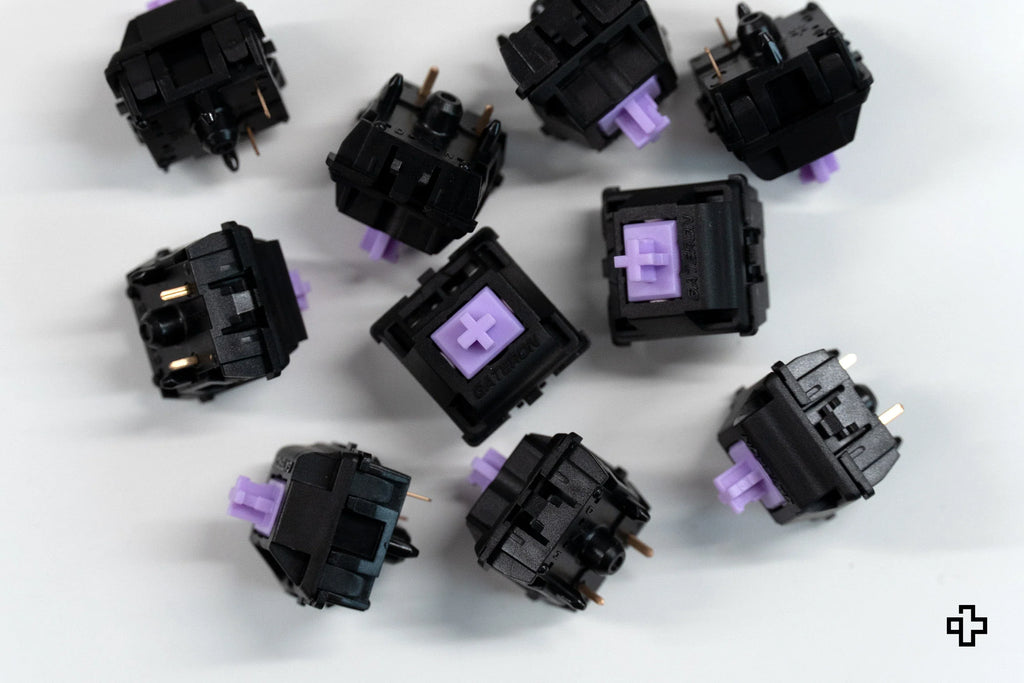 Gateron Oil King Purple – csendes taktilis mechanikus switch