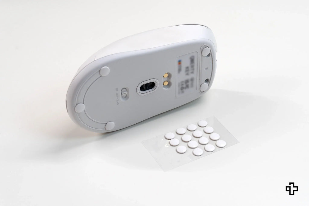QwertyKey Glass egértalpak, 40 db pötty | PTFE + UPE