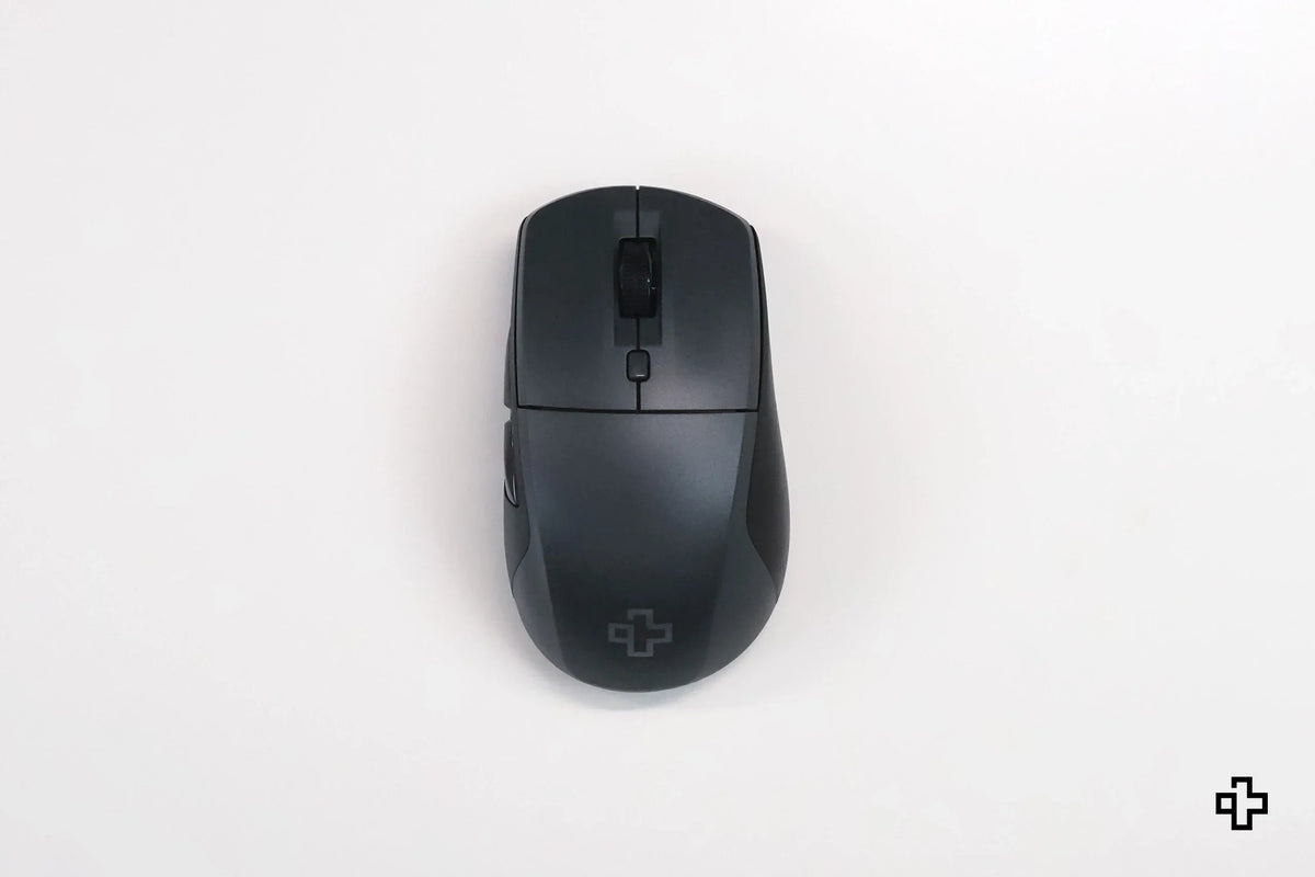 QwertyKey Flow Office vezeték nélküli Bluetooth RGB egér, fekete