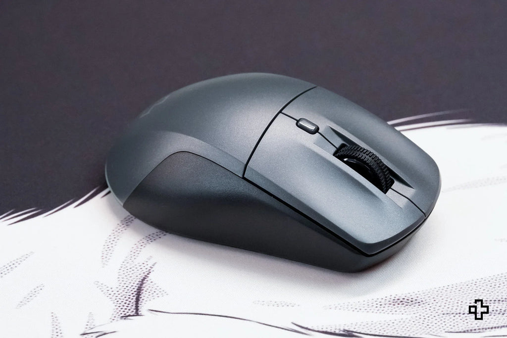 QwertyKey Flow Office vezeték nélküli Bluetooth RGB egér, fekete