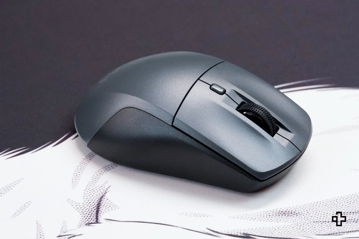 QwertyKey Flow Office vezeték nélküli Bluetooth RGB egér, fekete