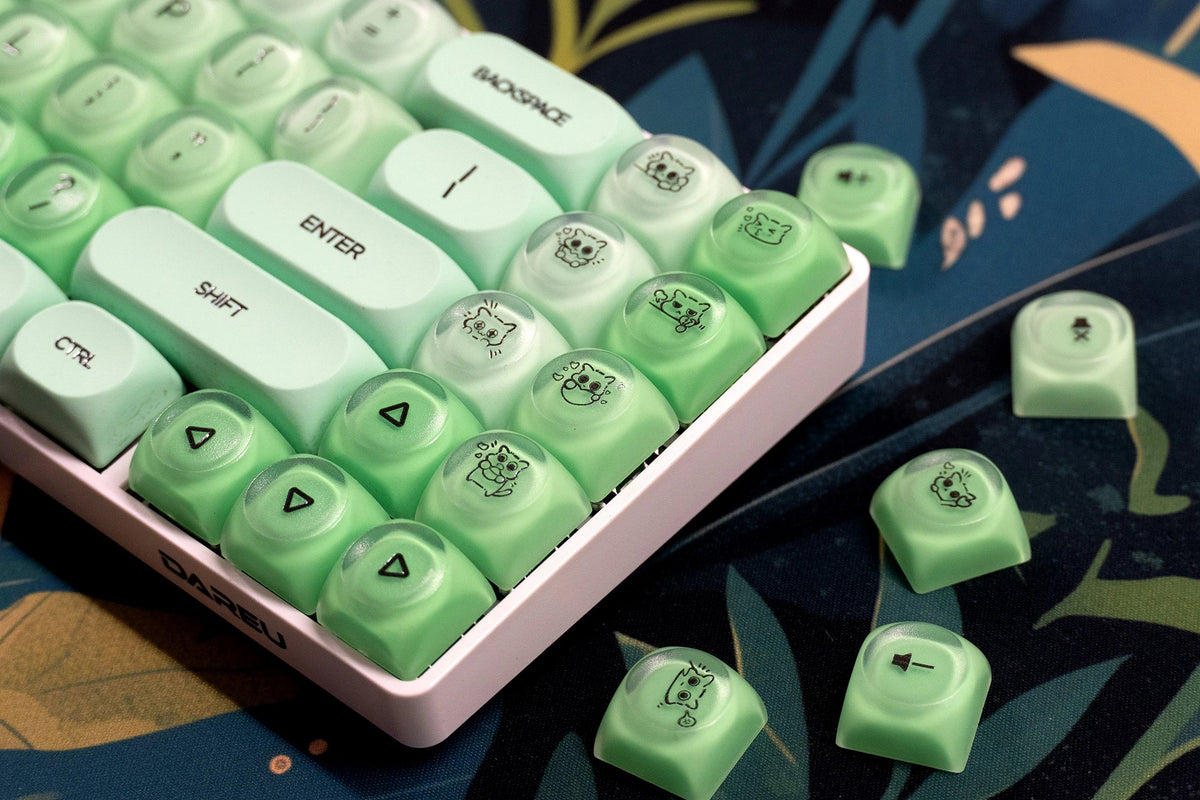 QwertyKey Mint HOA profilú keycap szett