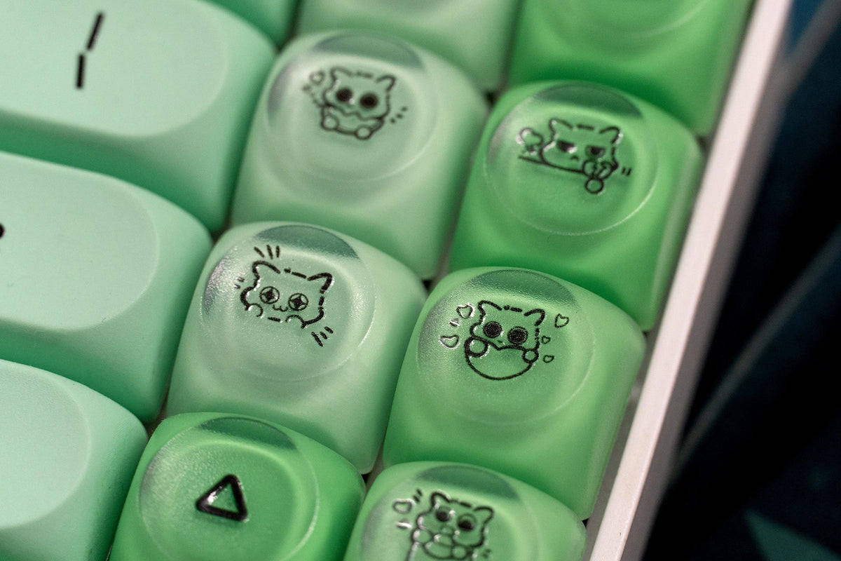 QwertyKey Mint HOA profilú keycap szett