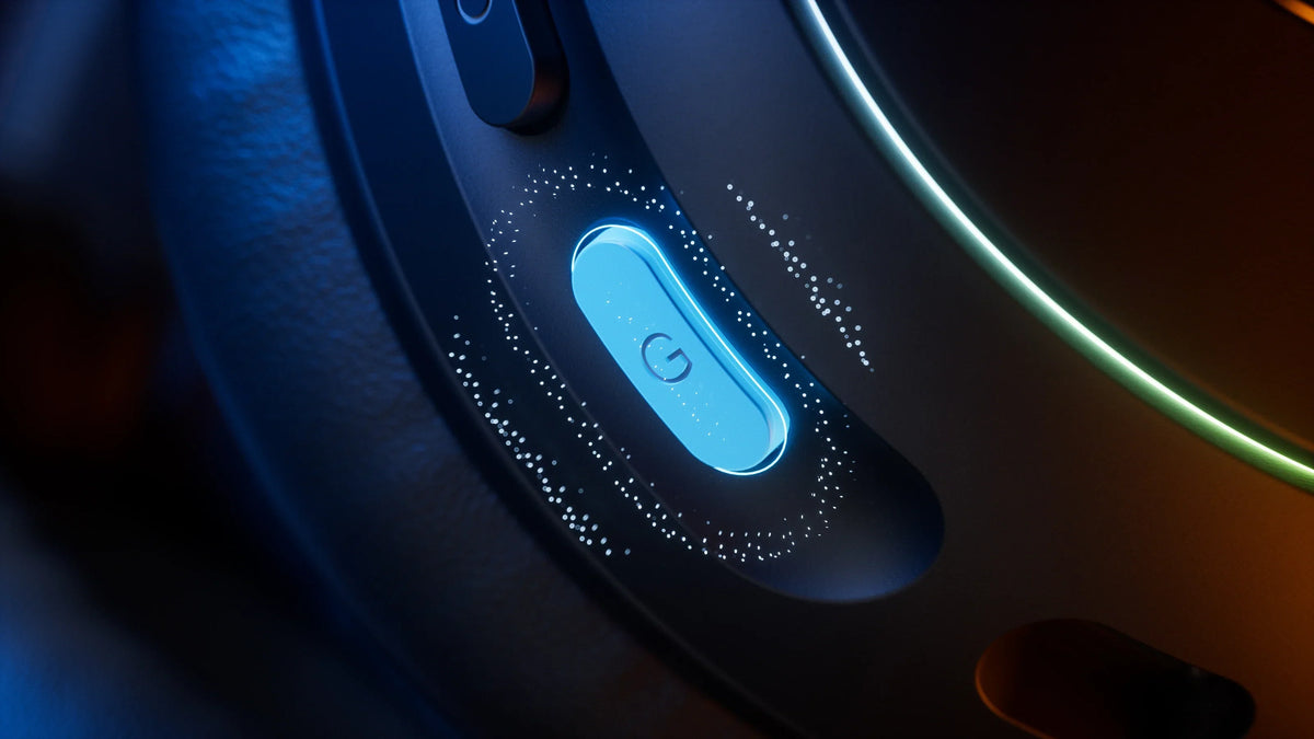 QwertyKey Pulse vezeték nélküli gamer headset, háromféle csatlakozás, RGB, szoftver, mikrofon AI zajszűréssel