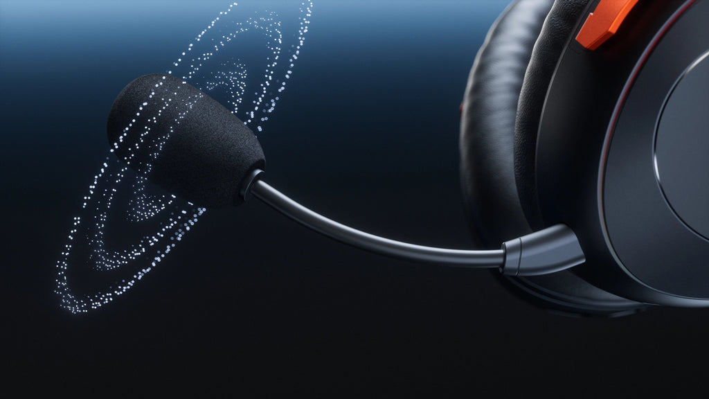 QwertyKey Pulse vezeték nélküli gamer headset, háromféle csatlakozás, RGB, szoftver, mikrofon AI zajszűréssel