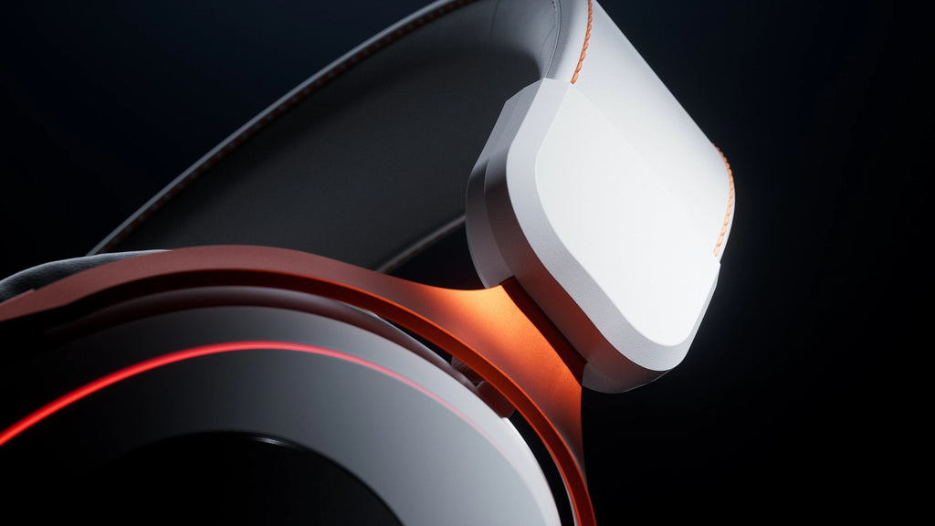 QwertyKey Pulse White vezeték nélküli gamer headset, háromféle csatlakozás, RGB, szoftver, mikrofon AI zajszűréssel