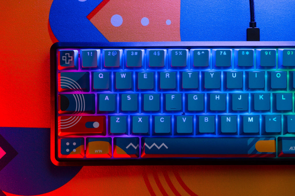 QwertyKey65 Metric – mechanikus gamer billentyűzet, hot-swap, Full RGB