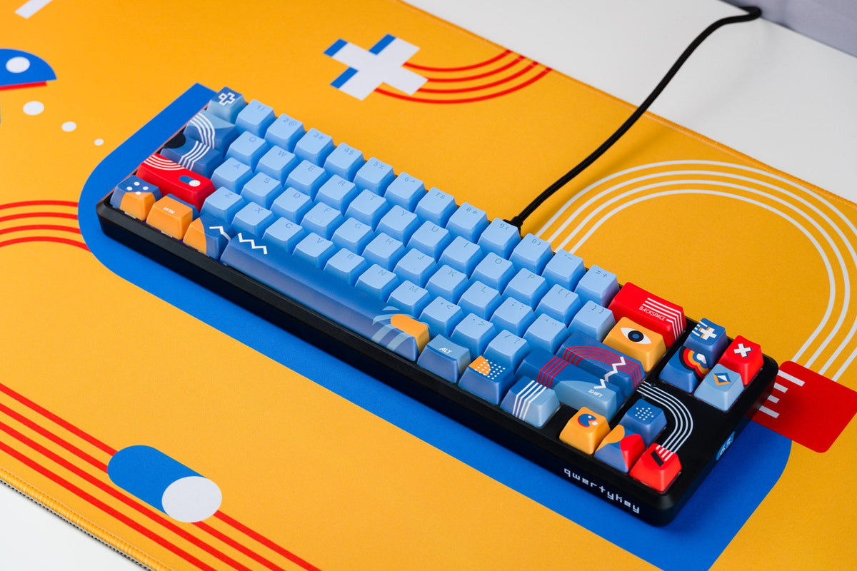 QwertyKey65 Metric – mechanikus gamer billentyűzet, hot-swap, Full RGB
