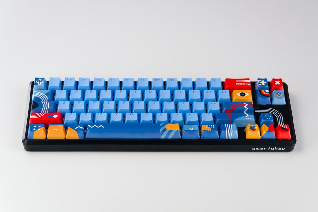 QwertyKey65 Metric – mechanikus gamer billentyűzet, hot-swap, Full RGB