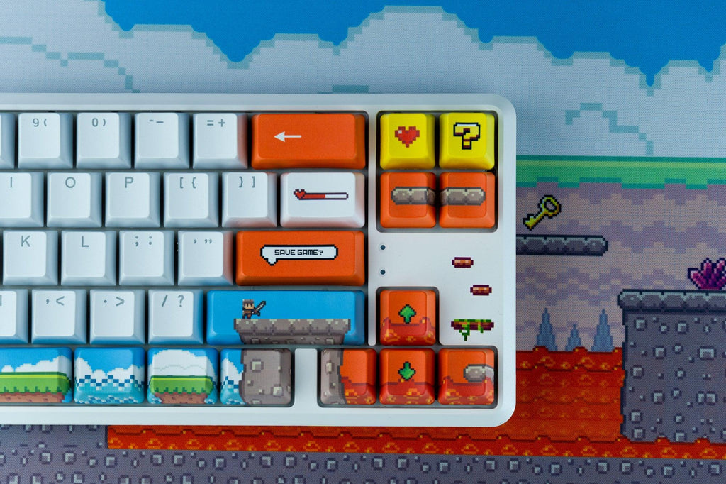 QwertyKey65 Arcade – mechanikus gamer billentyűzet, hot-swap, Full RGB