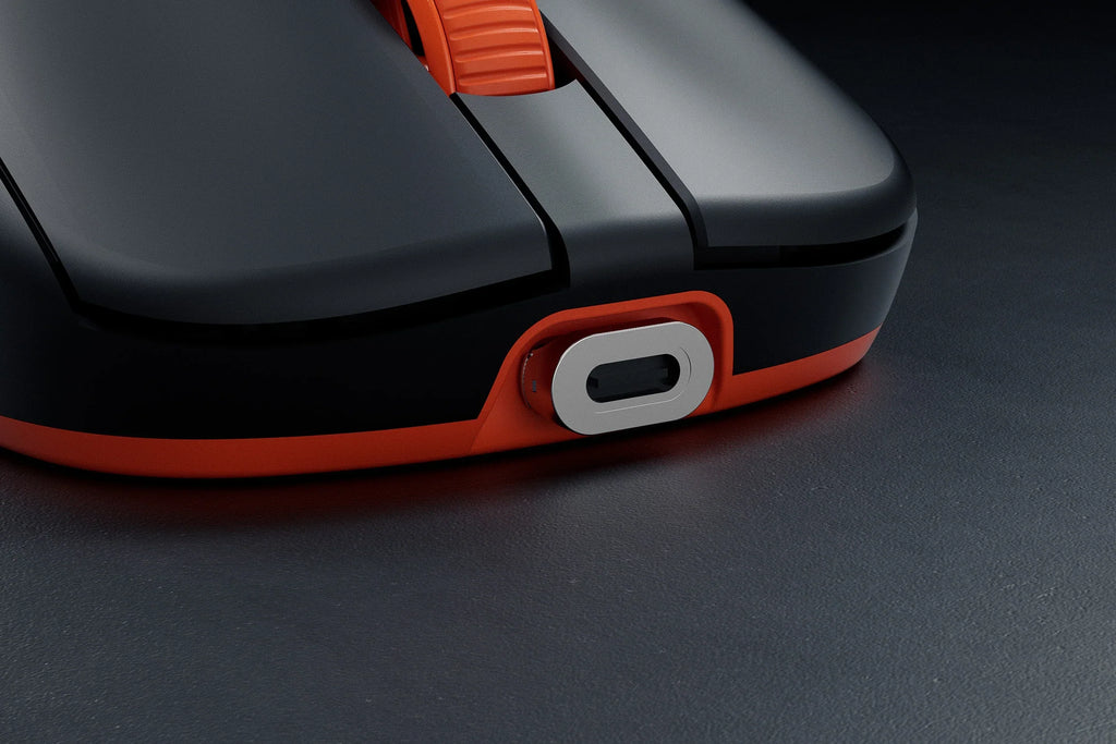 QwertyKey Falcon Black 8K vezeték nélküli gamer egér, 30 000 DPI, háromféle csatlakozás, Bluetooth, PixArt 3950