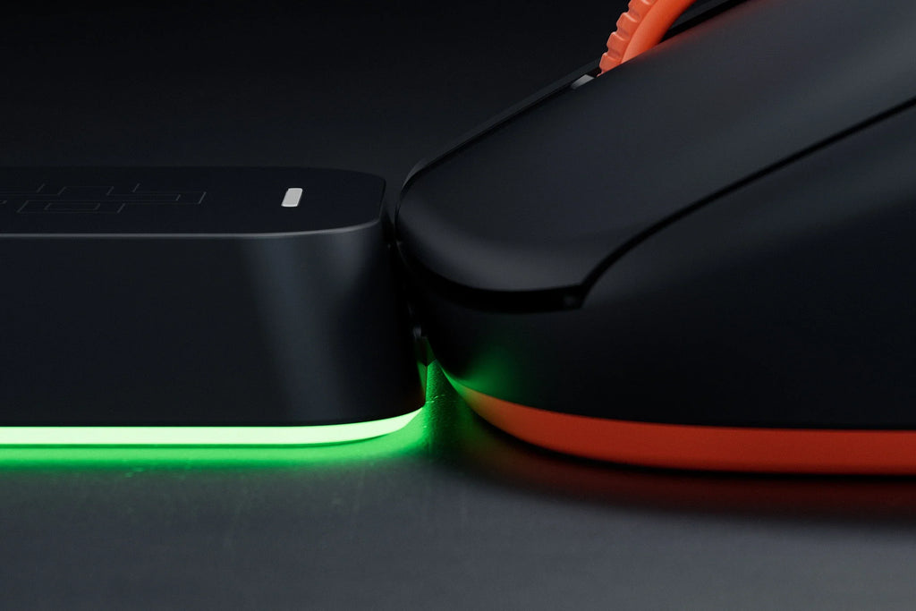 QwertyKey Falcon Black 8K vezeték nélküli gamer egér, 30 000 DPI, háromféle csatlakozás, Bluetooth, PixArt 3950