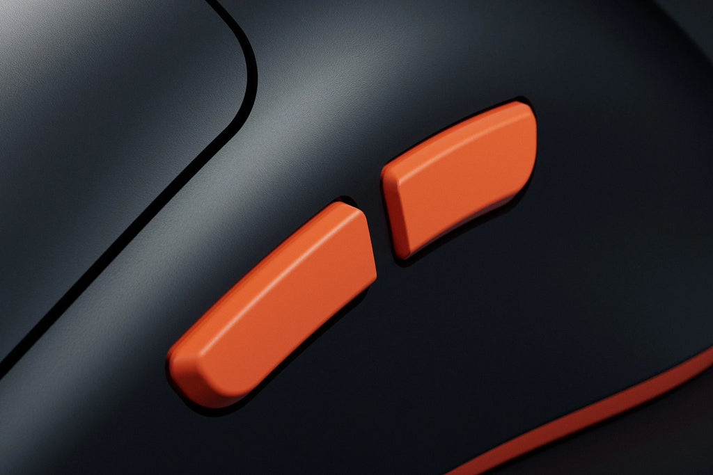 QwertyKey Falcon Black 8K vezeték nélküli gamer egér, 30 000 DPI, háromféle csatlakozás, Bluetooth, PixArt 3950