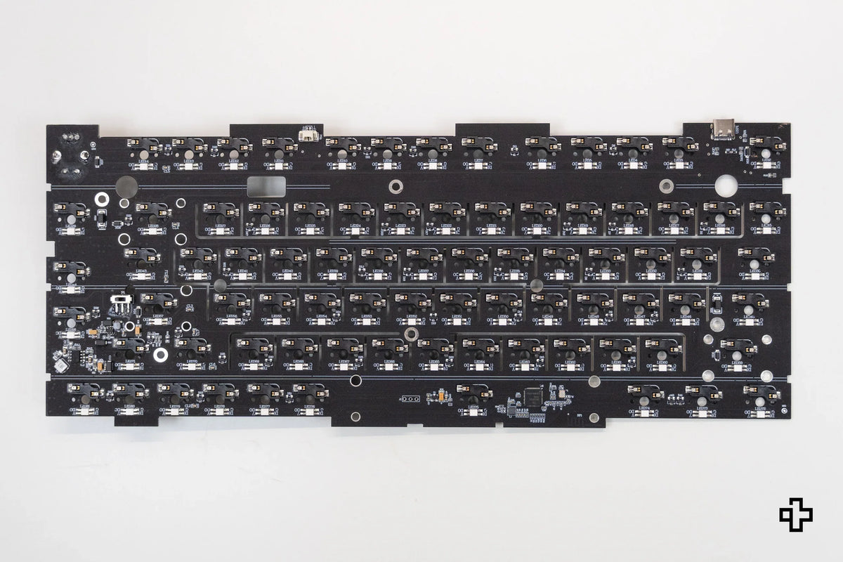 QwertyKey75 PCB, VIA szoftverrel