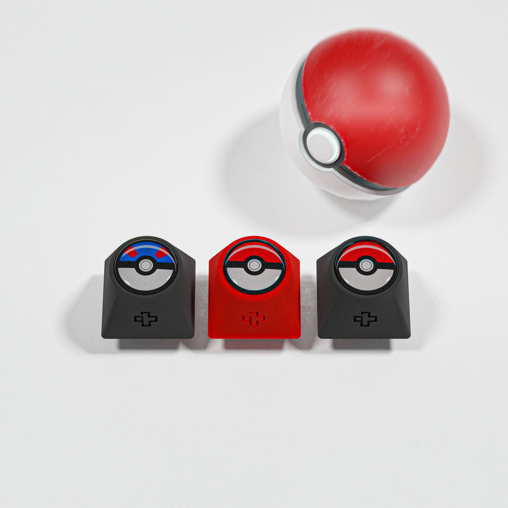 Artisan Pokeball keycap