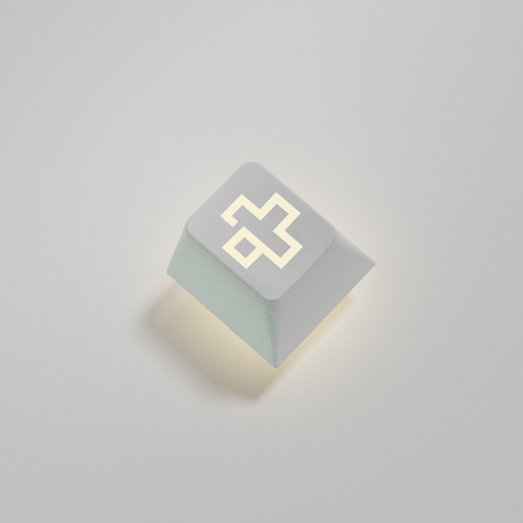 QwertyKey áttetsző keycap