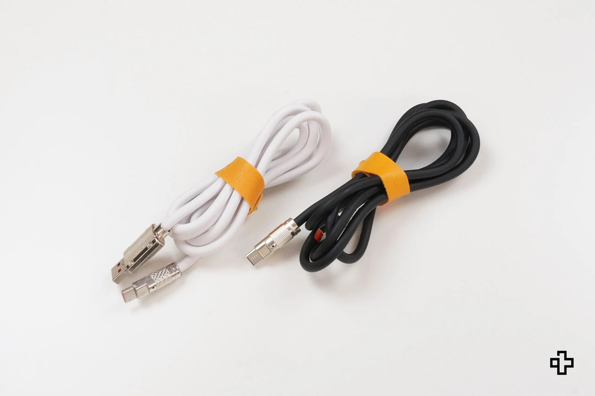 USB-C kábel, fehér/fekete