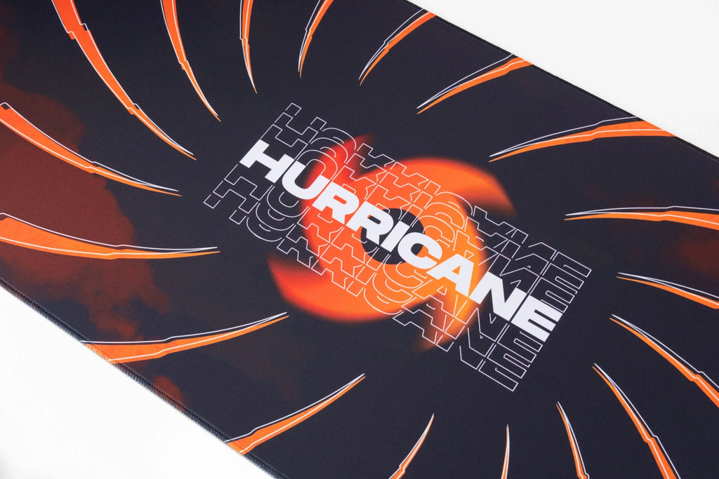 QwertyKey Hurricane gamer asztali egérpad, vízálló, varrott szélek, 4 mm, csúszásmentes gumitalp