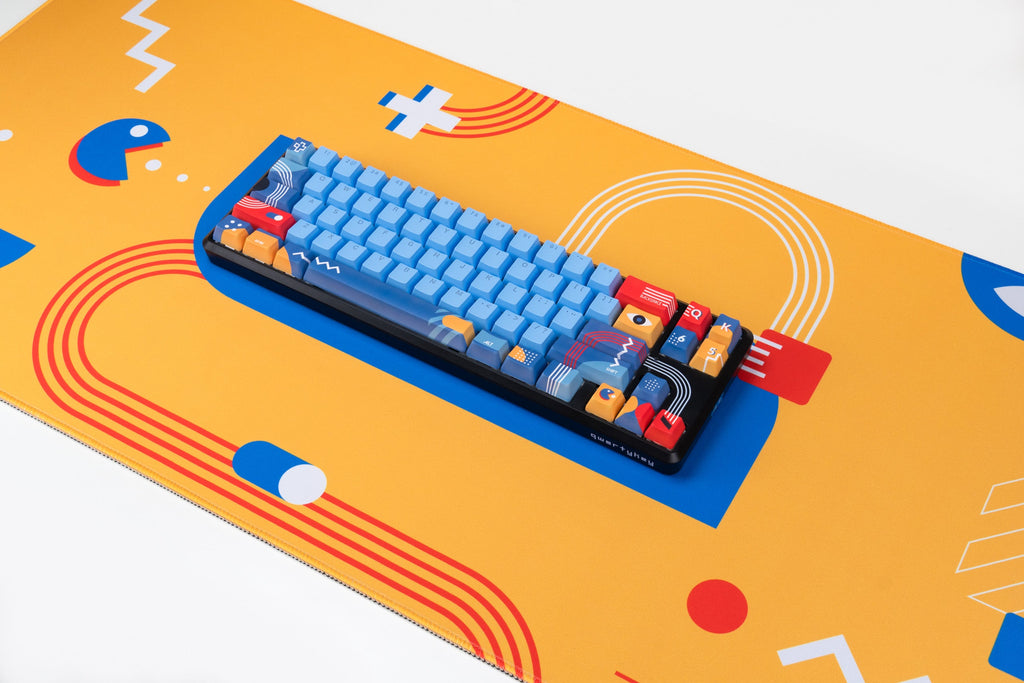 QwertyKey Metric gamer asztali egérpad, vízálló, varrott szélek, 4 mm, csúszásmentes gumitalp