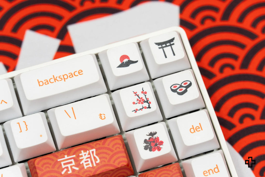 QwertyKey Kyoto XDA profilú PBT keycap szett