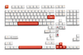 QwertyKey Kyoto XDA profilú PBT keycap szett