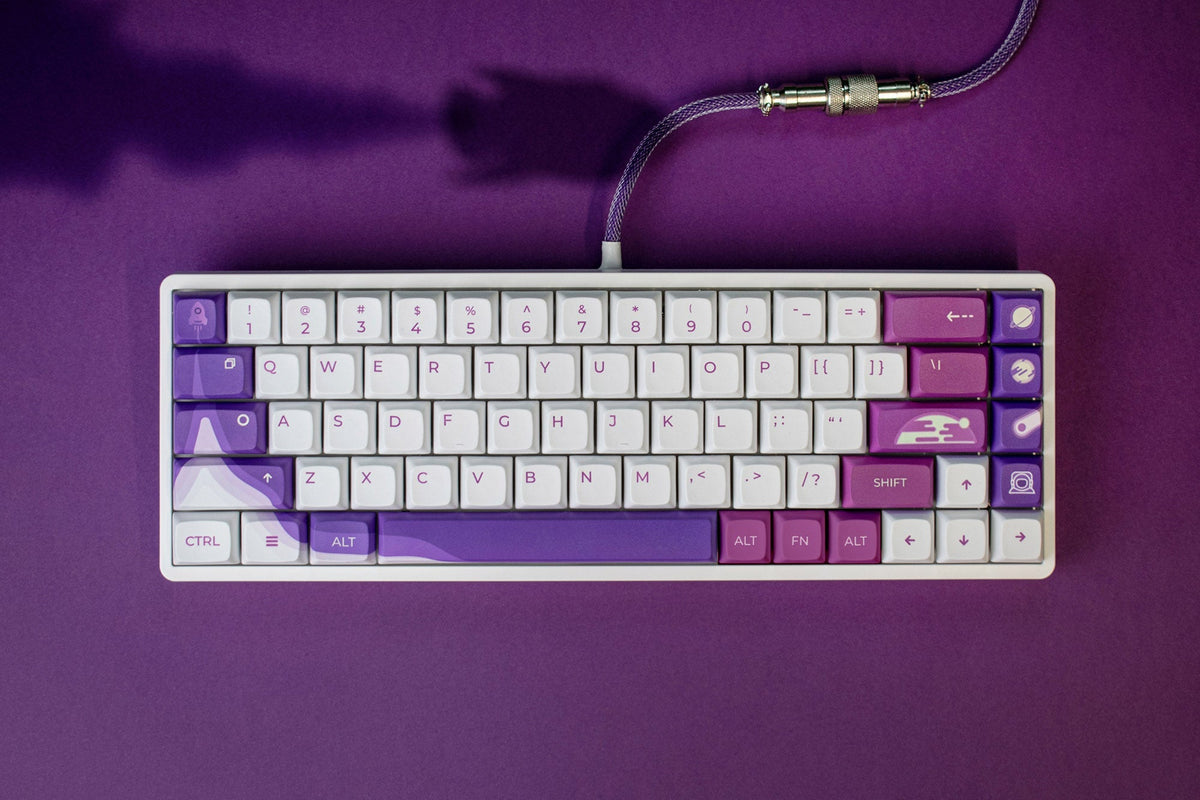 QwertyKey LiftOff XDA profilú PBT keycap szett