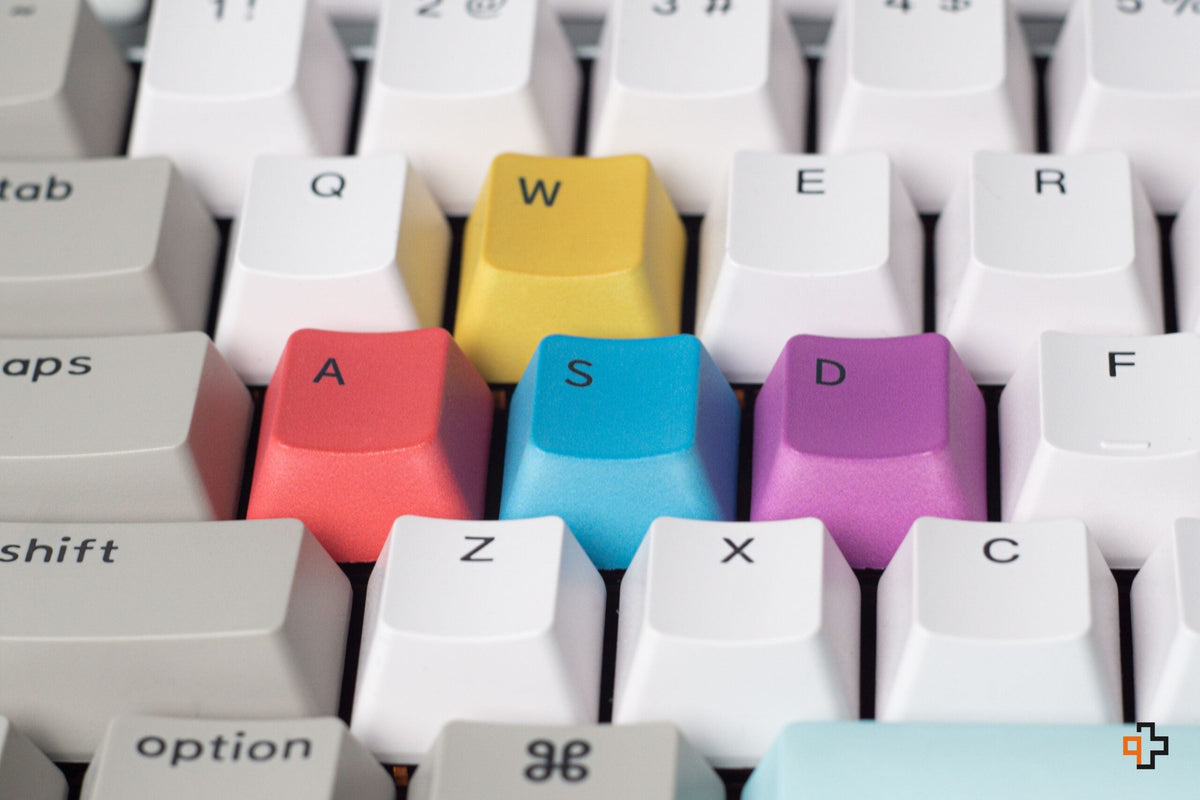WASD PBT keycap szett