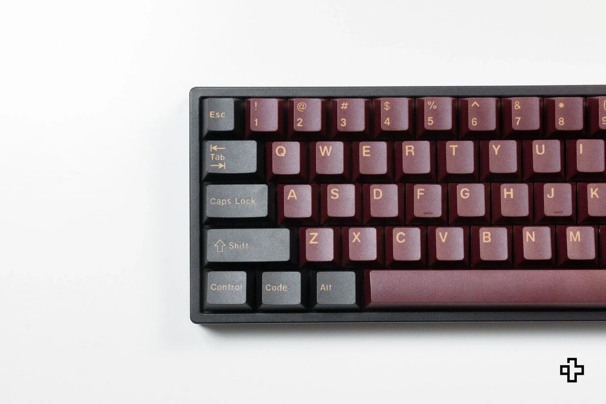 QwertyKey Sangria PBT double-shot OEM profilú keycap szett
