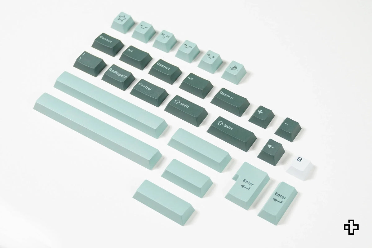 QWERTY Olive V2 PBT double-shot keycap szett