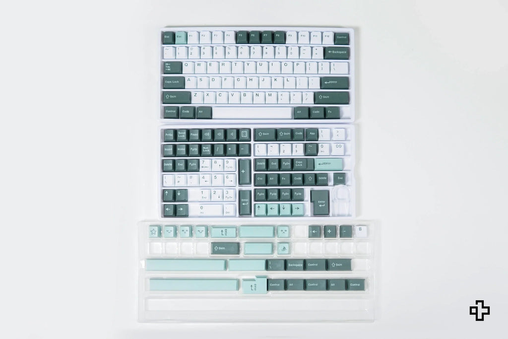 QWERTY Olive V2 PBT double-shot keycap szett