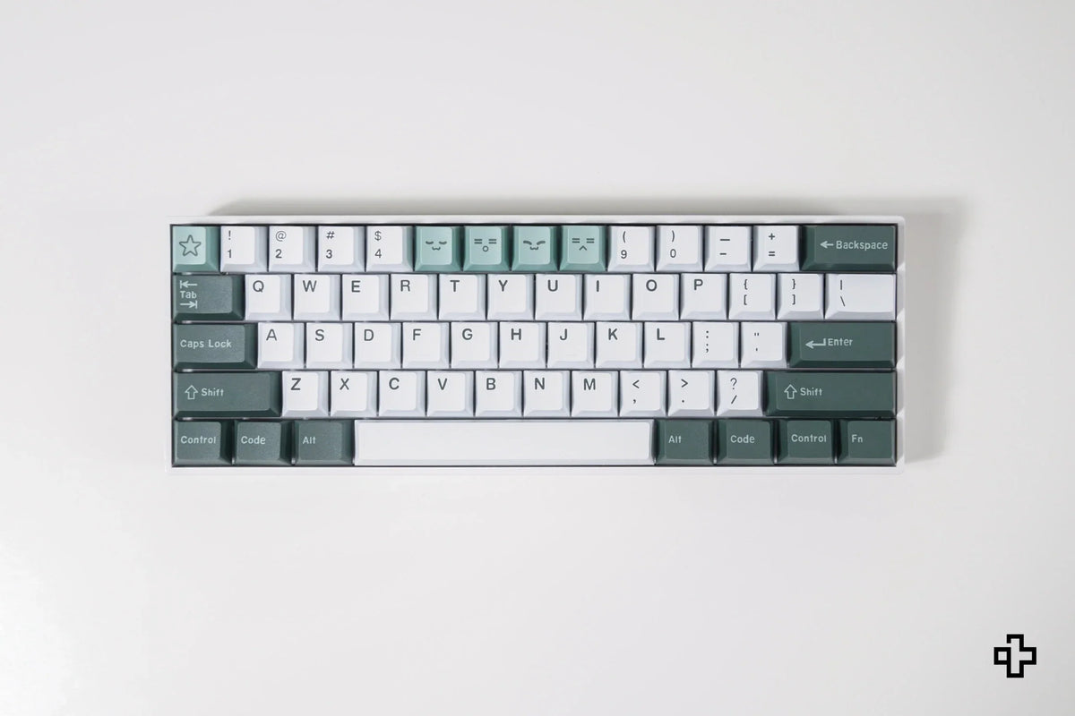 QWERTY Olive V2 PBT double-shot keycap szett