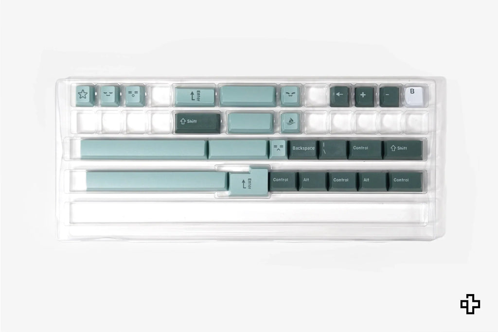 QWERTY Olive V2 PBT double-shot keycap szett
